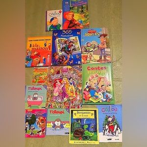 Lot de 13 livres pour enfants en francais